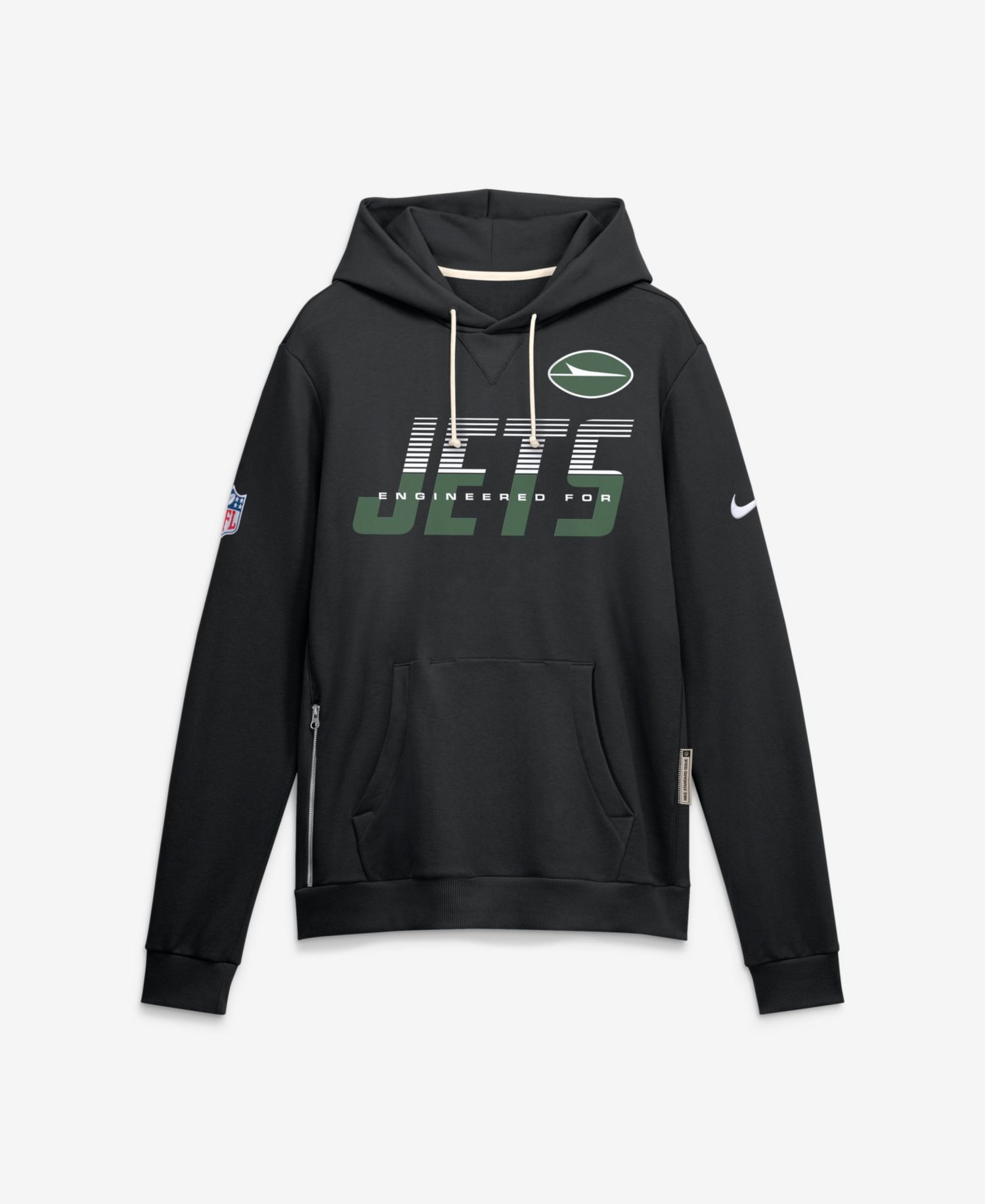 Men's New York Jets Sideline Standard Issue Top Prospect Long-Sleeve Fleece Hoodie