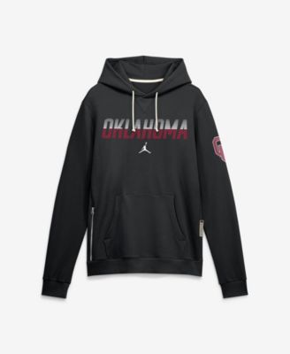 Men's Oklahoma Sooners 2026 Sideline Standard Issue Fleece Loose-Fit Pullover Hoodie