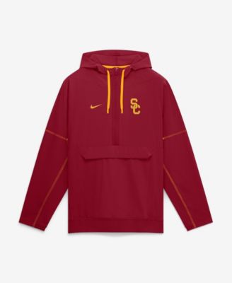 Men's USC Trojans USC Sideline Anorak Half-Zip Hoodie