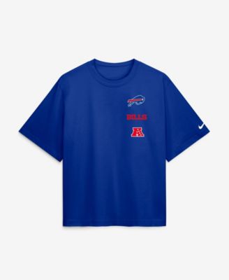 Women's Buffalo Bills Primetime Premium Essential Loose-Fit Boxy Screen-Print Graphics T-Shirt