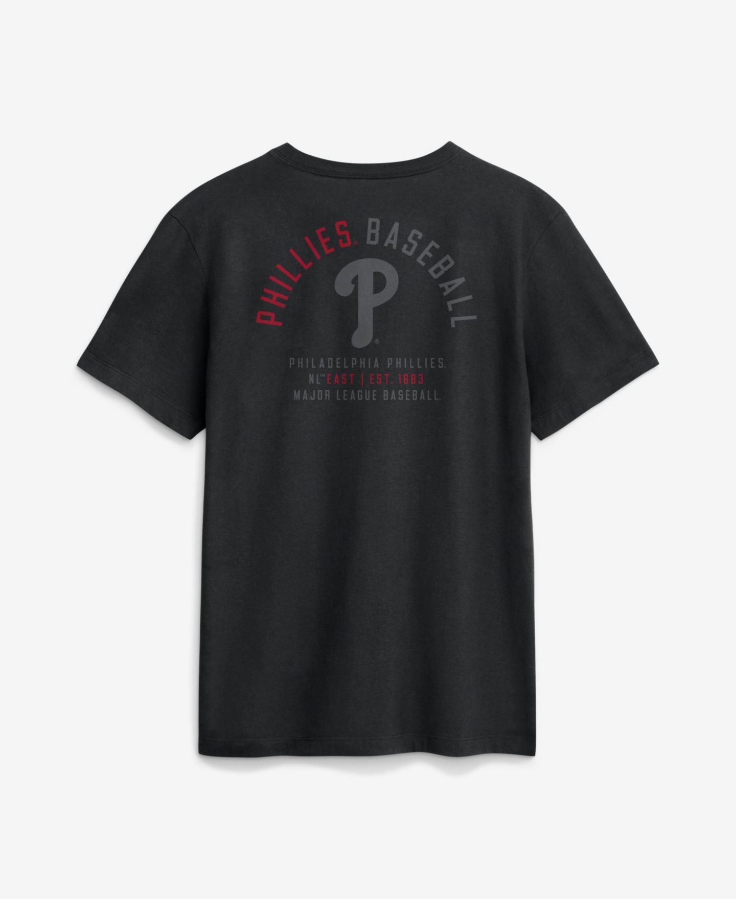 Мужская футболка Nike Philadelphia Phillies Split Logo Crew Neck Short-Sleeve — фото 2