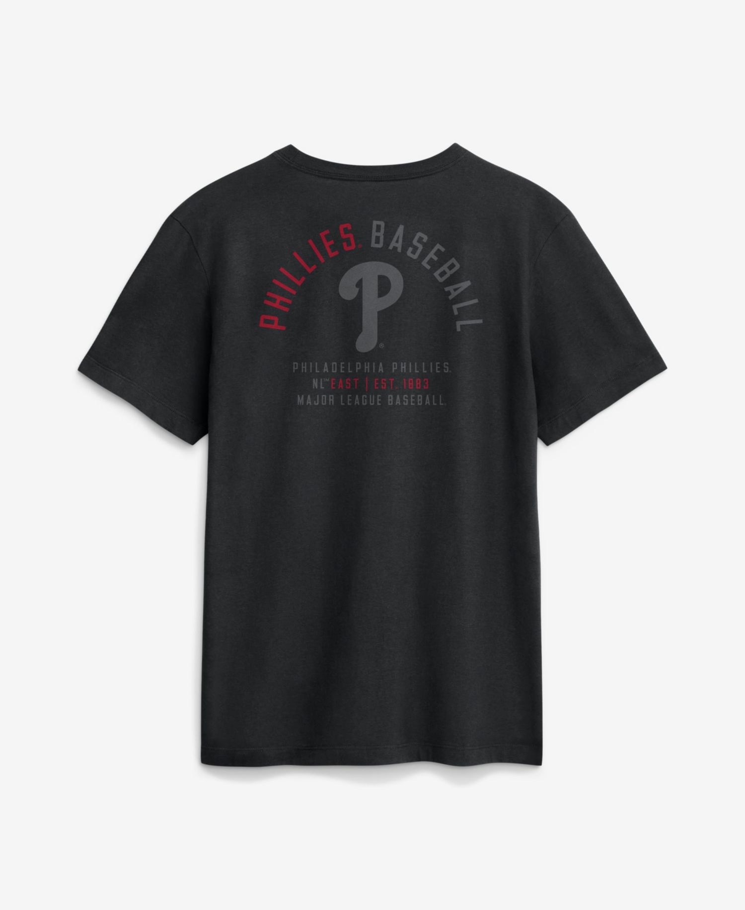 Men's Philadelphia Phillies Split Logo Crew Neck Short-Sleeve T-Shirt