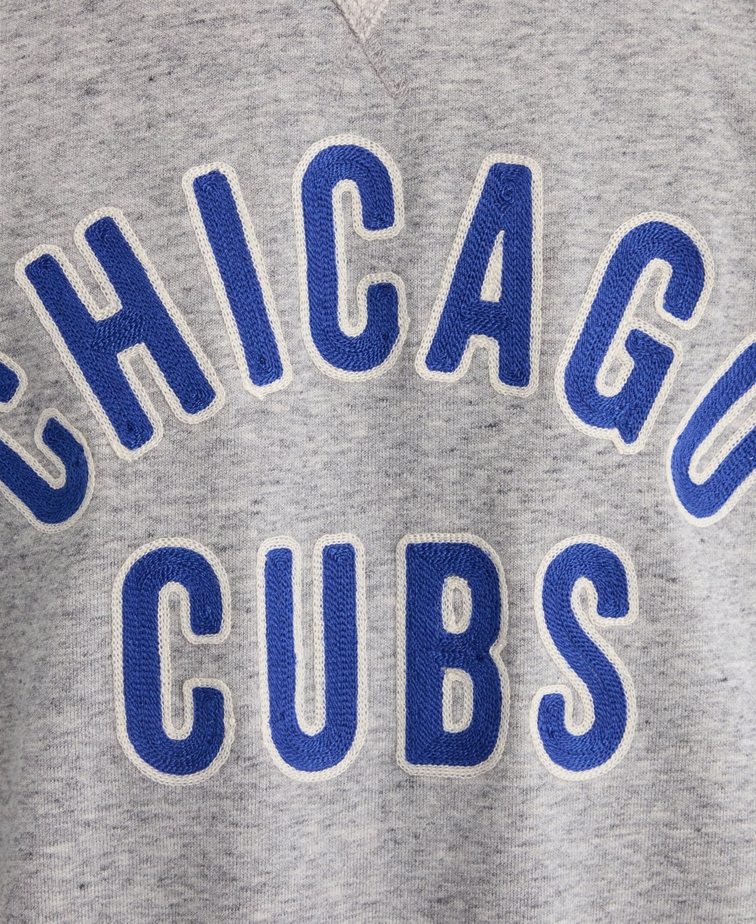 Men's Chicago Cubs Iconic Terry Short-Sleeve Sweatshirt