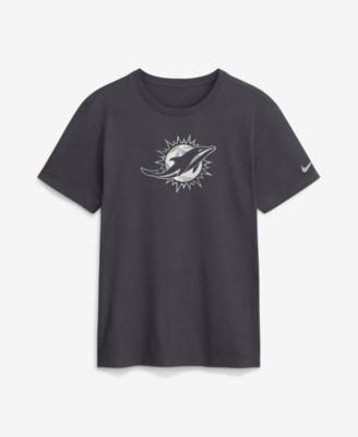 Men's Miami Dolphins Fractal Logo Cotton T-Shirt