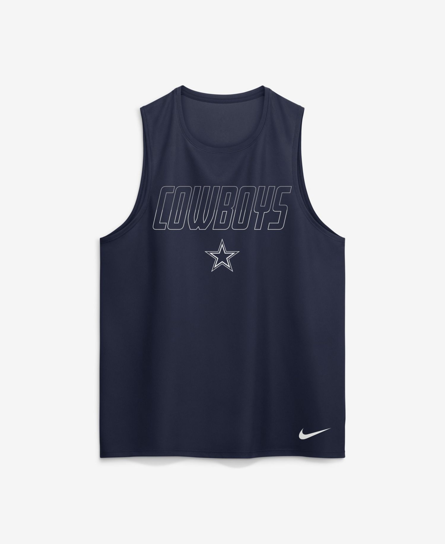 Men's Dallas Cowboys Kickoff Miler Dri-FIT Tank Top