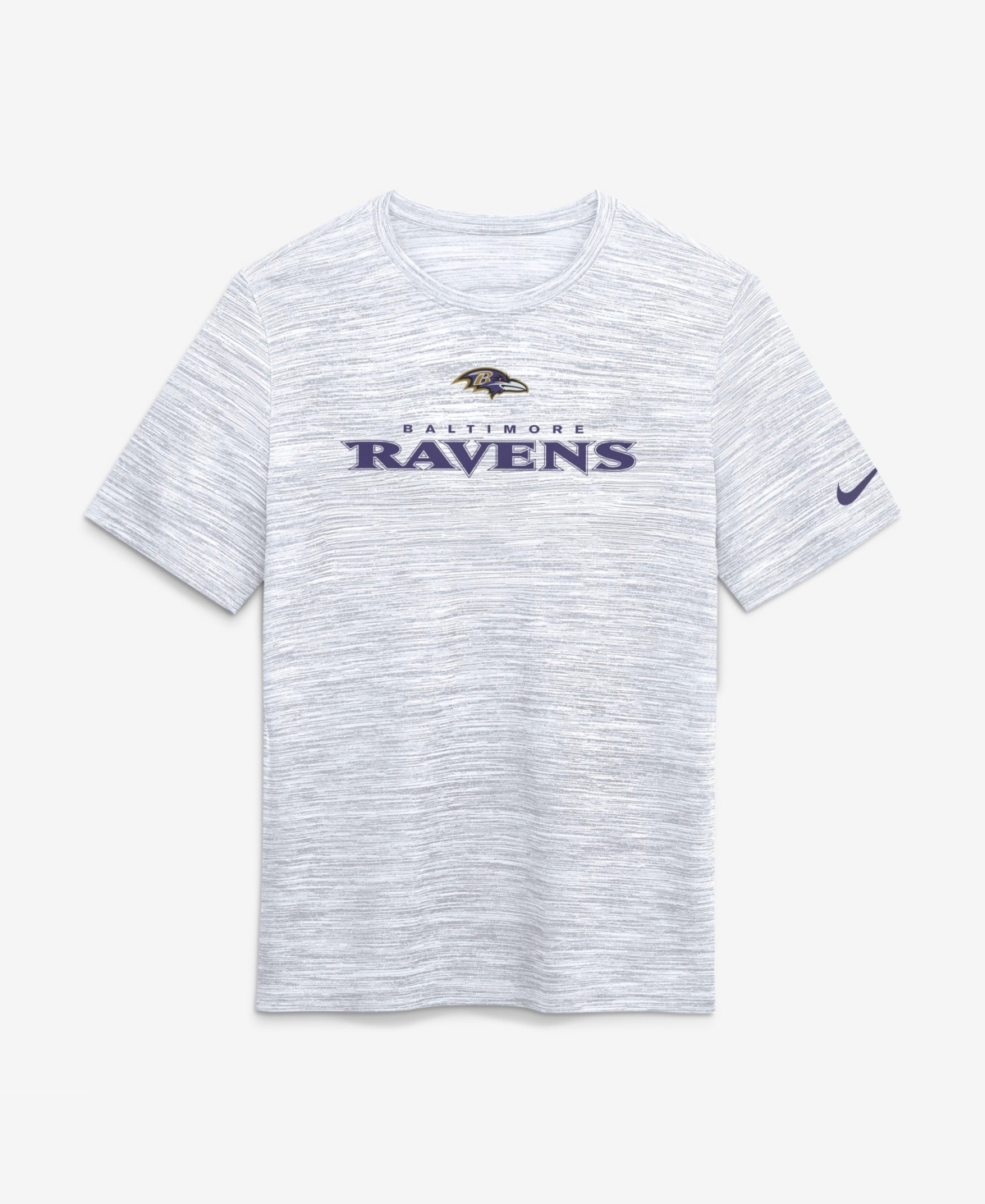 Nike Men's Baltimore Ravens Velocity Dri-fit Crewneck T-Shirt