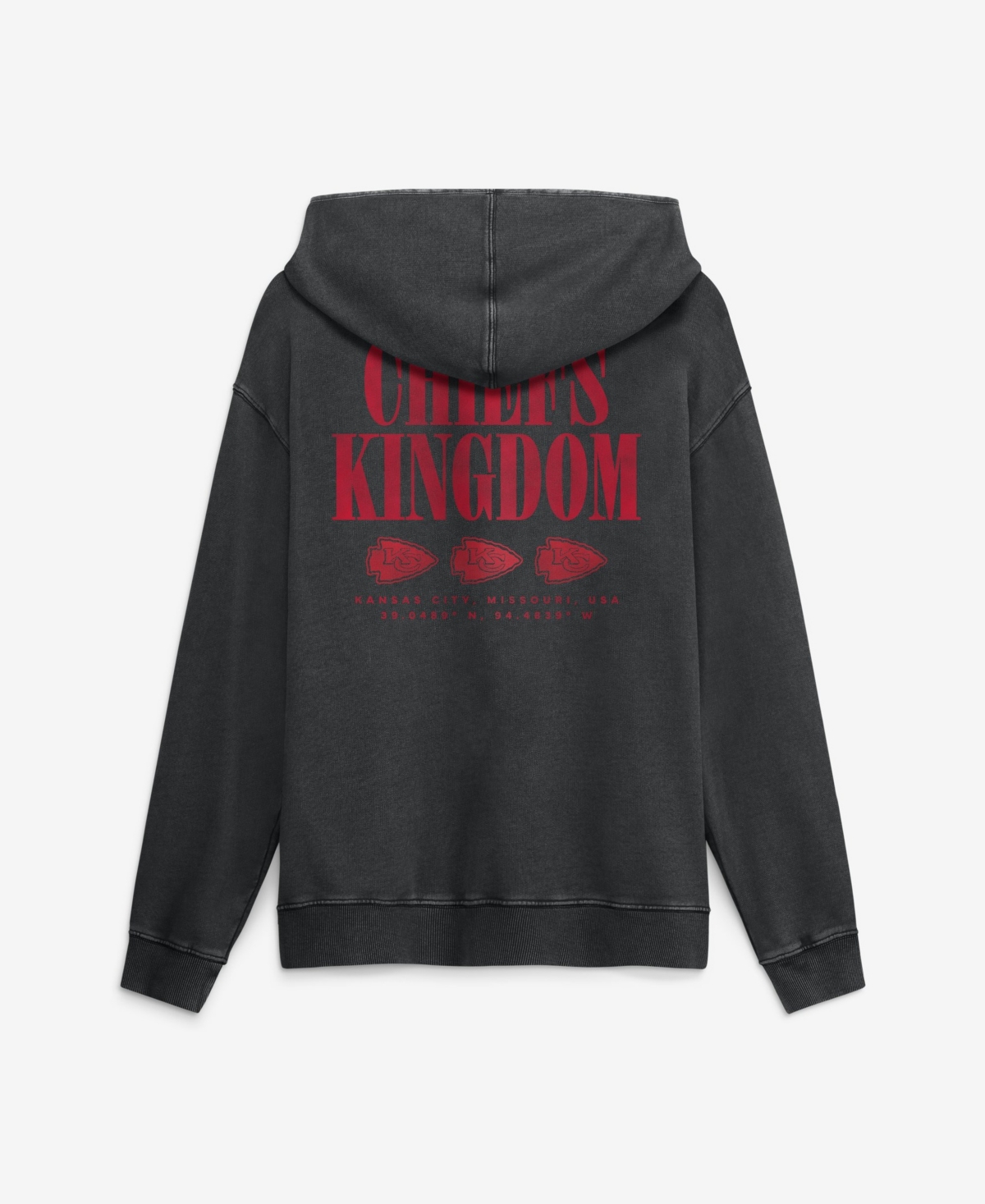 Fanatics Men's Kansas City Chiefs Relaxed Intense Rivalry French Terry Long-Sleeve Hoodie