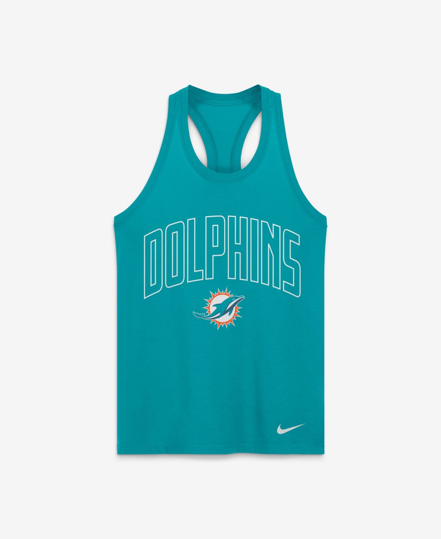 Women's Primetime Miami Dolphins Scoop Neck Tri-Blend Tank Top