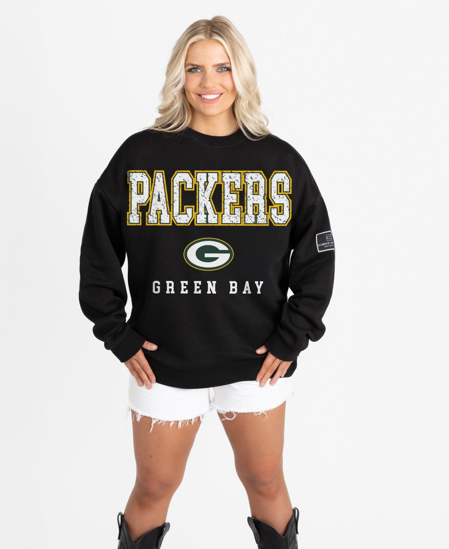 Женская толстовка Gameday Couture Green Bay Packers Oversized Fleece — фото 1