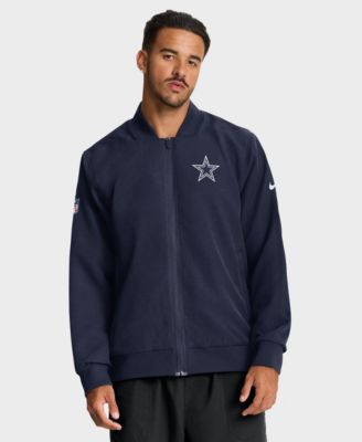 Men's Dallas Cowboys Sideline Full-Zip Bomber Jacket