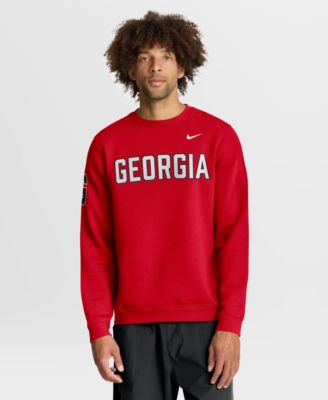 Men's Georgia Sideline Club Fleece Crewneck Sweatshirt