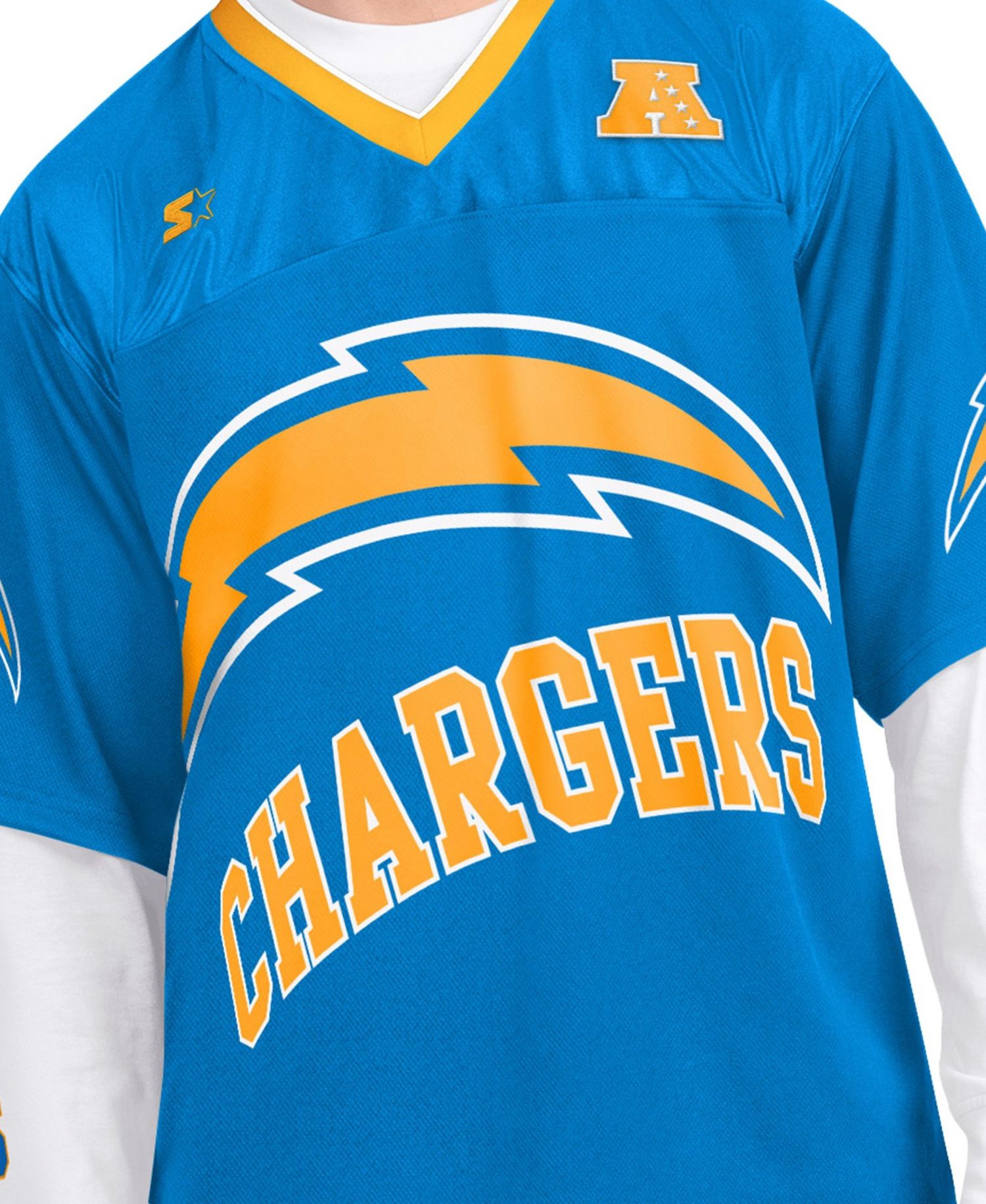 Men's Los Angeles Chargers Graphic Short-Sleeve and Long-Sleeve T-Shirt, 2-Piece Set