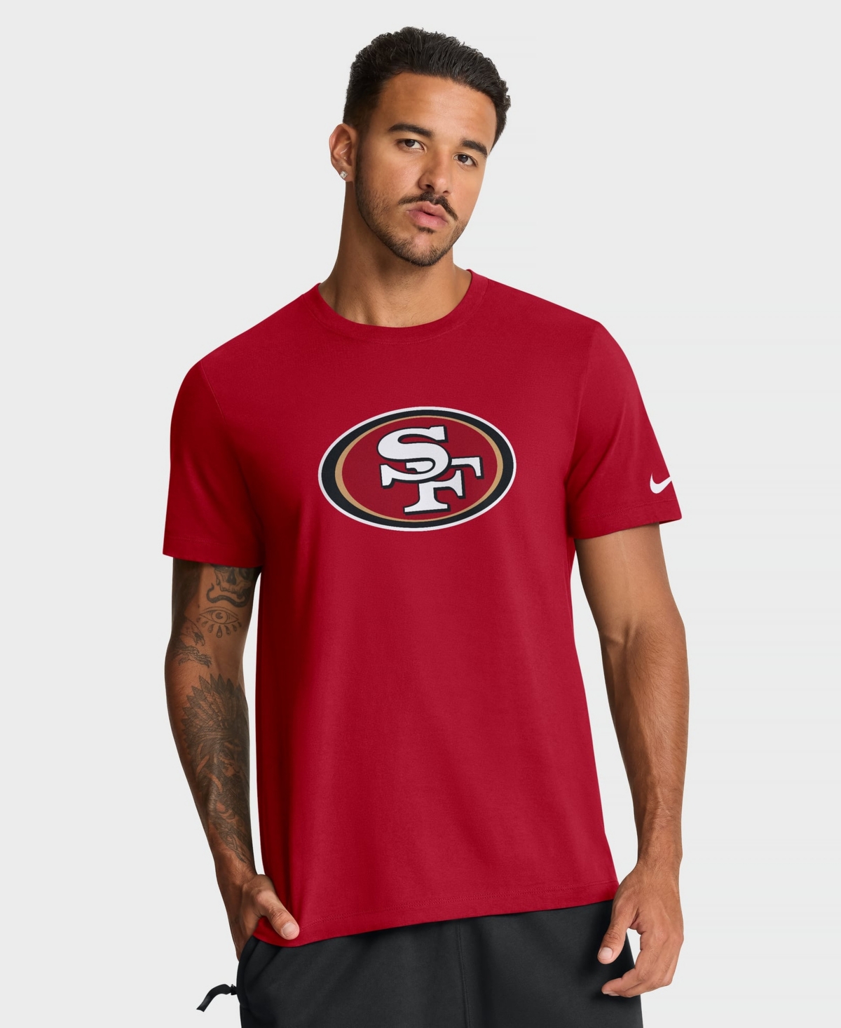 Nike Men's San Francisco 49ers Essential Screen-Print Graphics T-Shirt