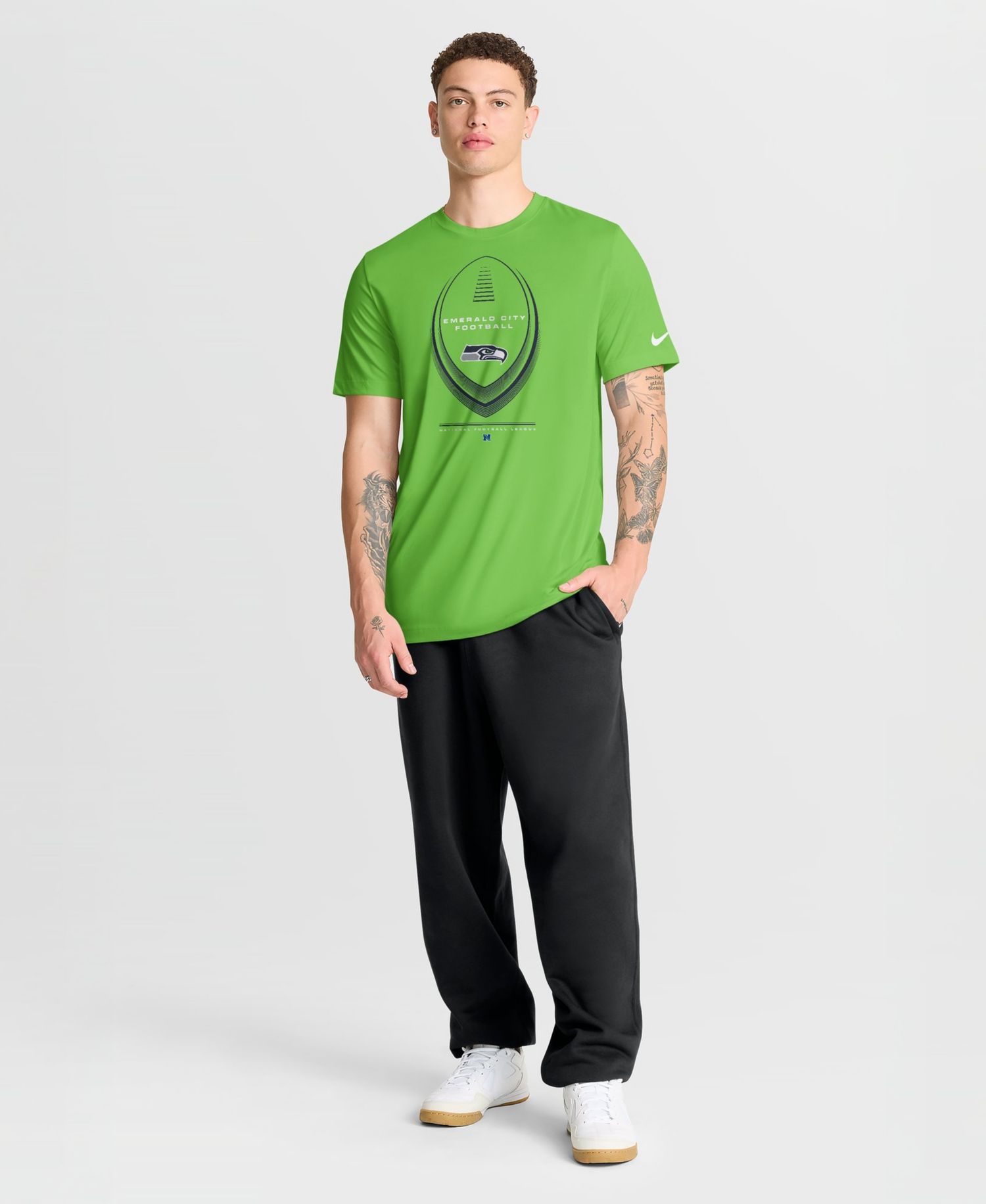 Men's Seattle Seahawks Legend Icon Screen Print T-Shirt
