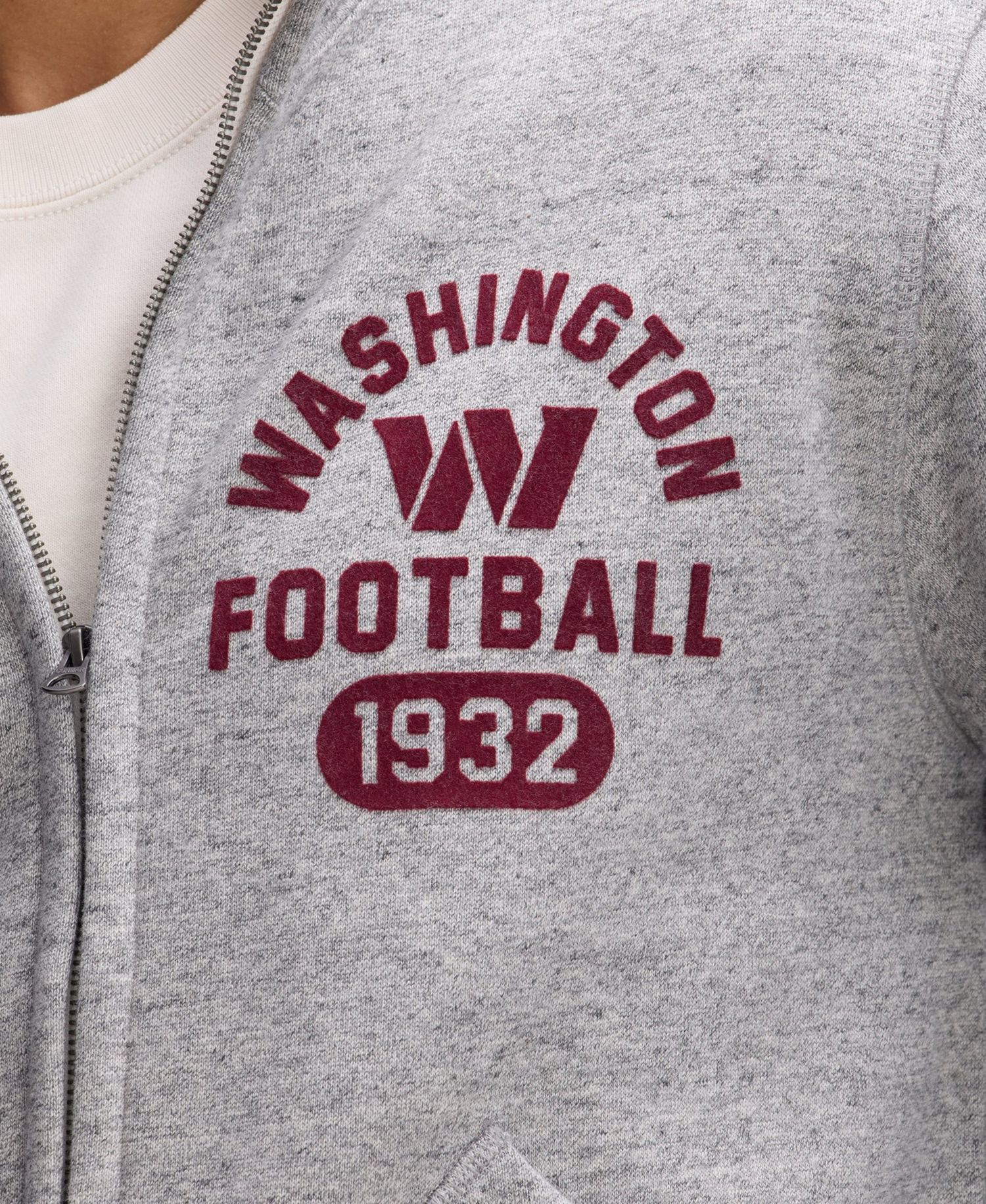 Men's Washington Commanders IconicFleece Full-Zip Jacket