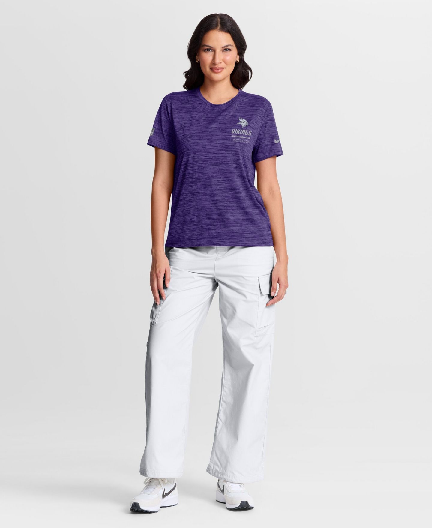 Женская футболка Nike Minnesota Vikings Sideline Velocity Dri-FIT — фото 5
