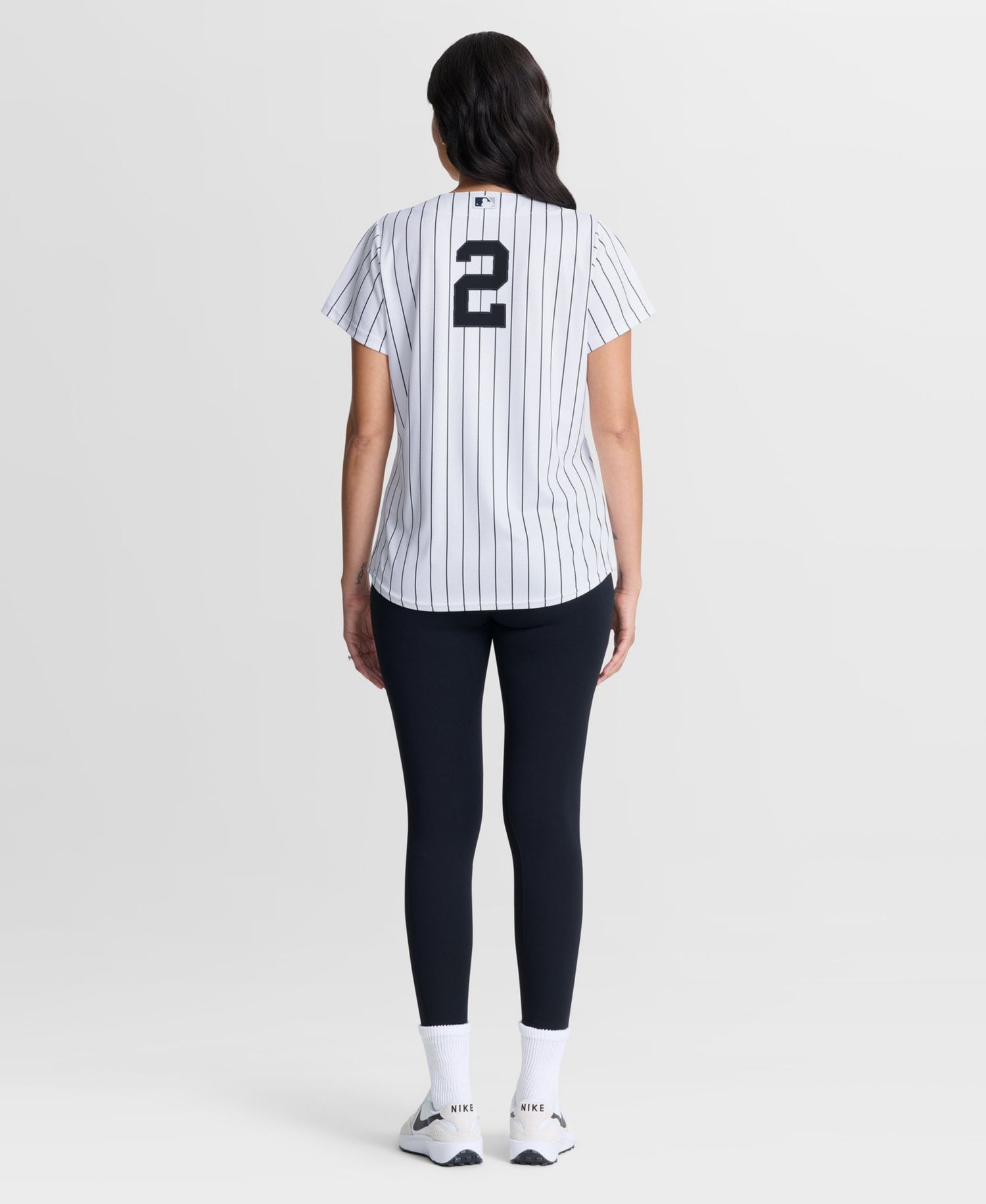 Women's New York Yankees Derek Jeter Home Retired Replica Jersey