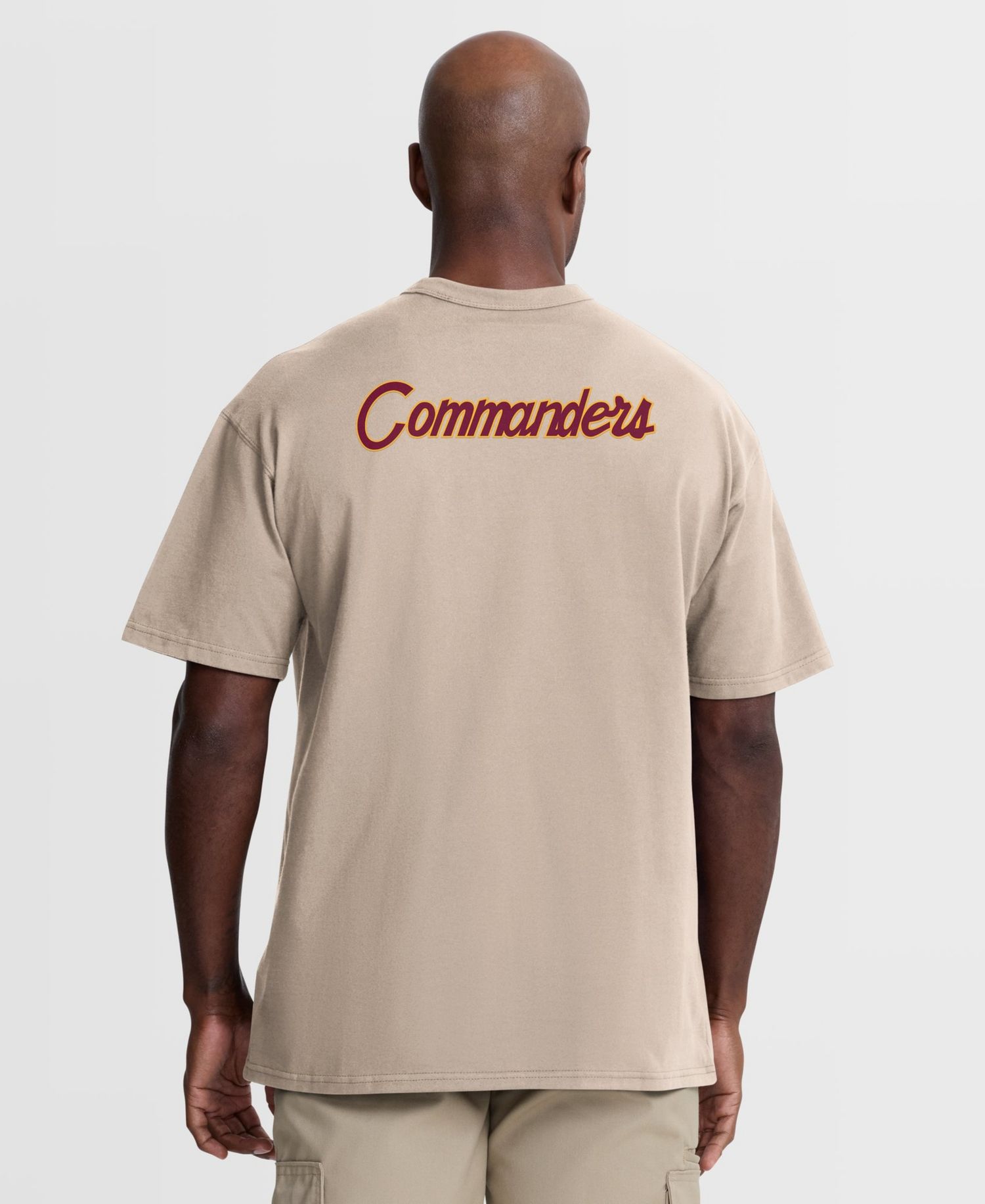 Men's Washington Commanders Rewind Max90 Relaxed-Fit Heavyweight-Cotton T-Shirt