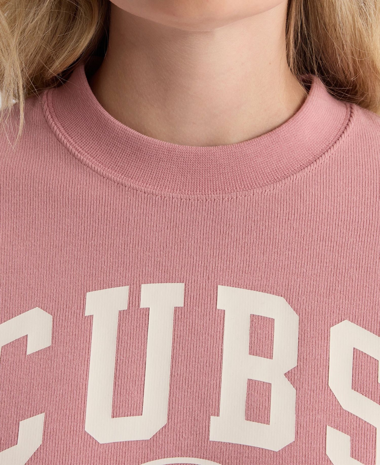 Women's Chicago Cubs Boxy Double-Face Rib T-Shirt