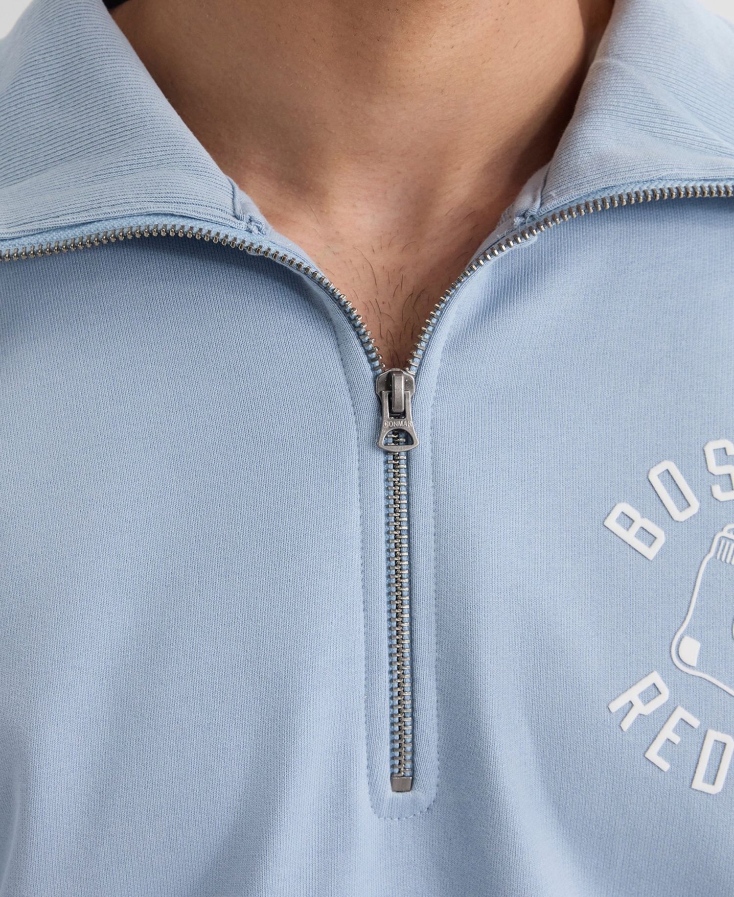 Men's Boston Red Sox Iconic Quarter-Zip Sweatshirt