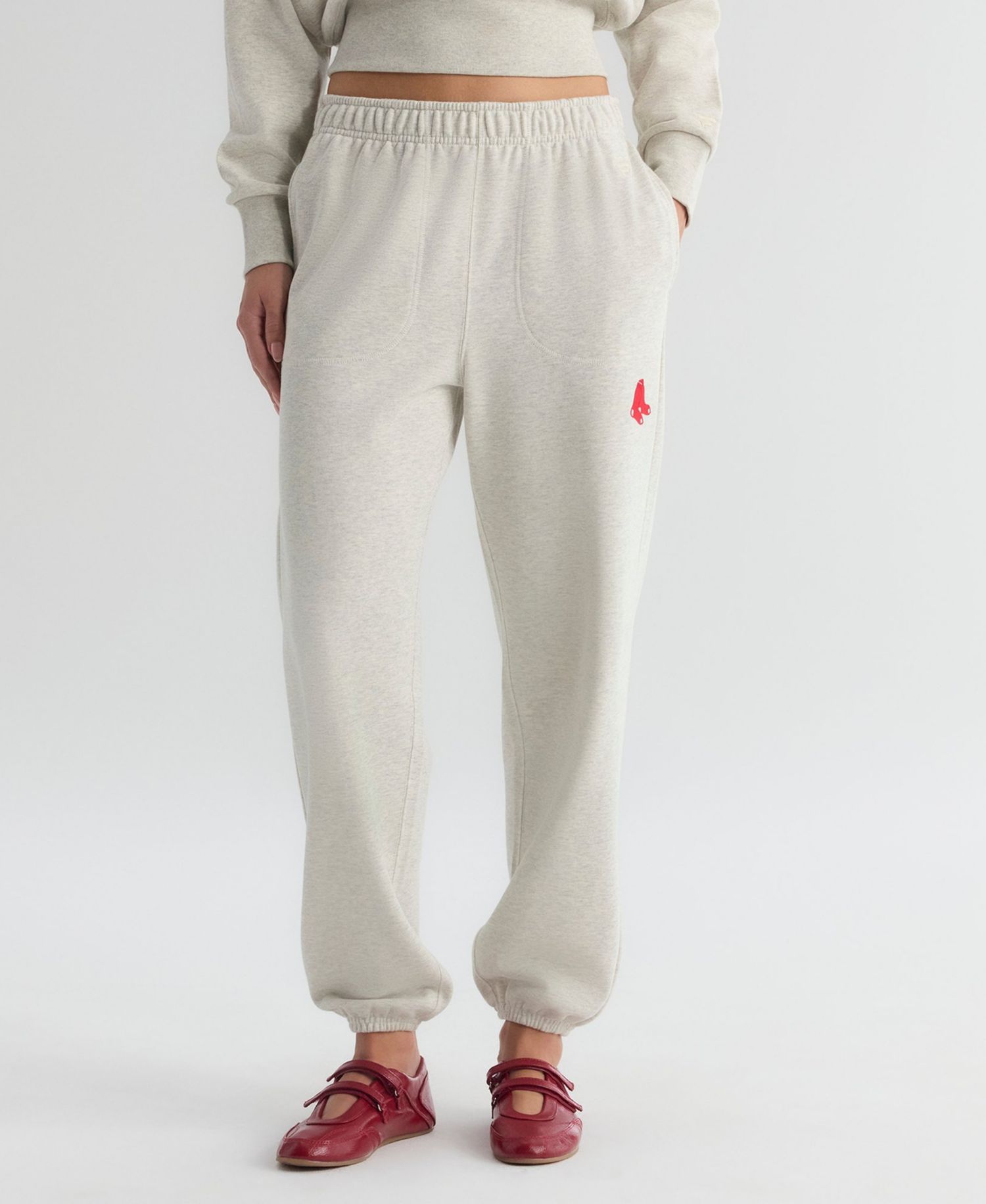 Women's Boston Red Sox High-Rise Terry Track Pants