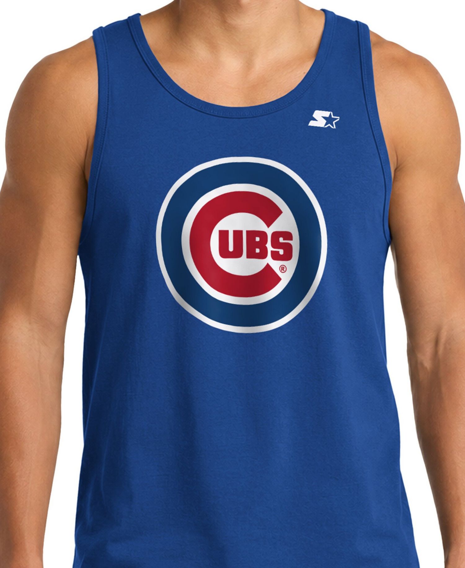 Men's Chicago Cubs Screen-Print Tank Top