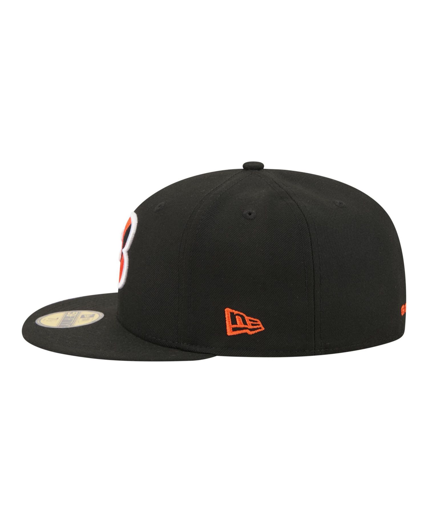 Cincinnati Bengals Fitted Flat-Bill Core Team 59FIFTY Hat