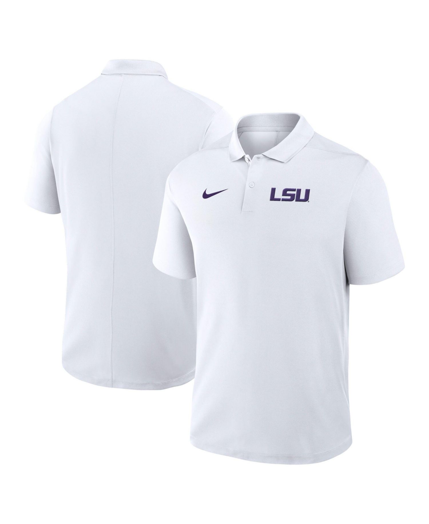 Men's LSU Tigers Primetime Victory Double-Pique Polo Shirt