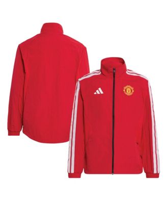 Boys' and Girls' Manchester United Anthem Full-Zip Lightweight Mock Neck Jacket