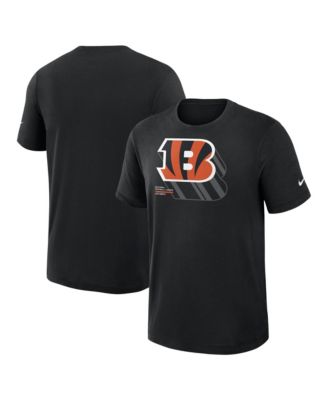 Men's Cincinnati Bengals Left End Run Slub Sueded T-Shirt
