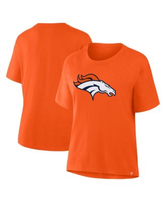 Women's Denver Broncos Essential Legacy Relaxed-Fit Screen-Print Graphics T-Shirt