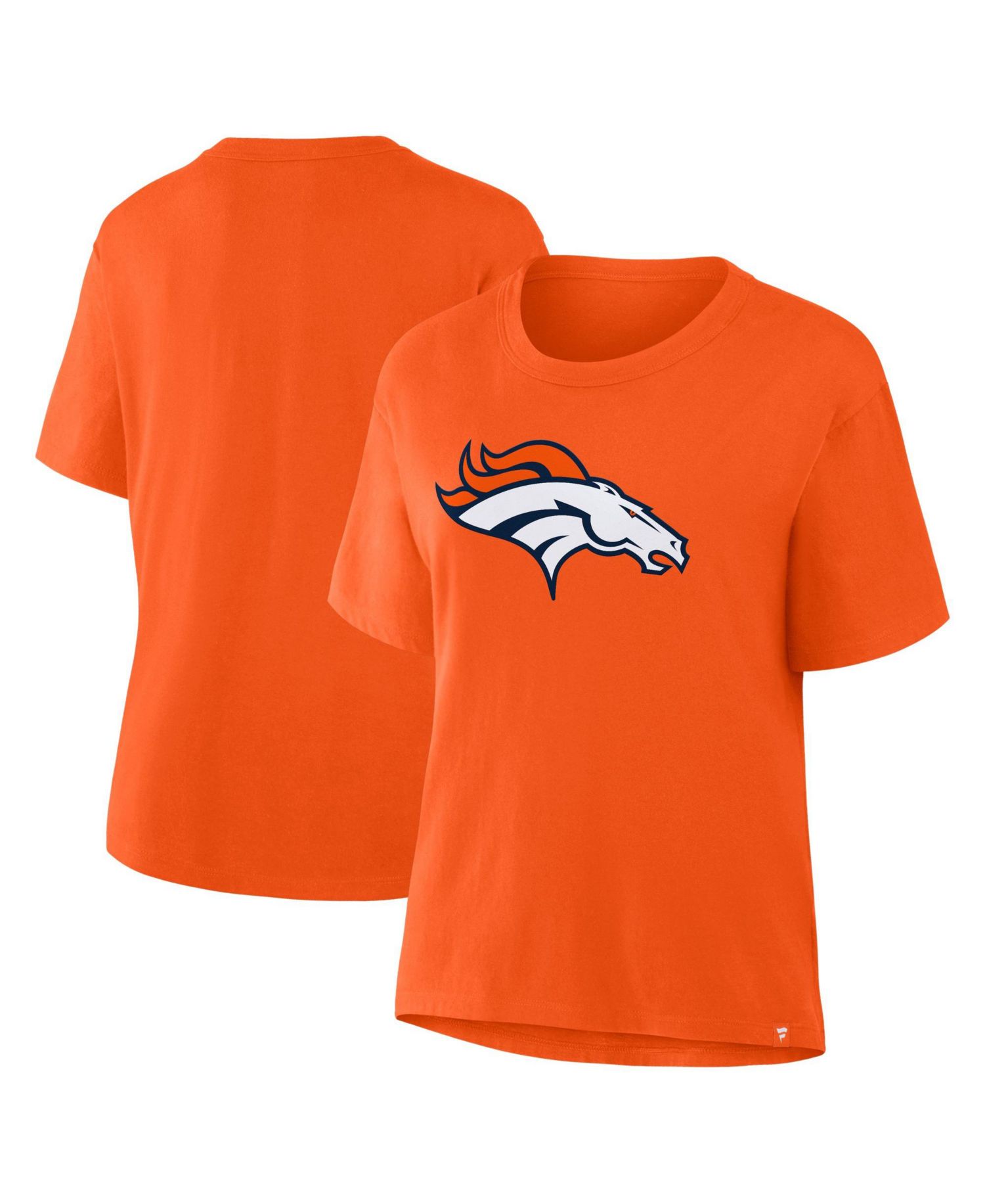 Women's Denver Broncos Essential Legacy Relaxed-Fit Screen-Print Graphics T-Shirt