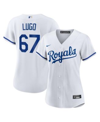 Men's Kansas City Royals S Lugo 67 Replica Short-Sleeve V-Neck Jersey