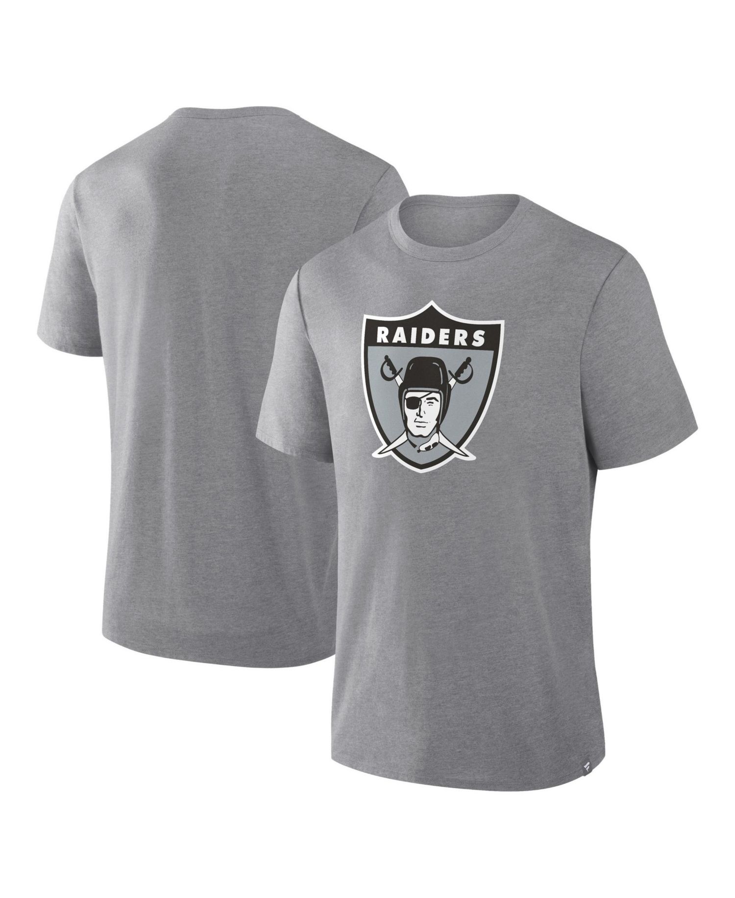 Men's Las Vegas Raiders Vintage Heritage Tribute Graphic Tri-Blend T-Shirt