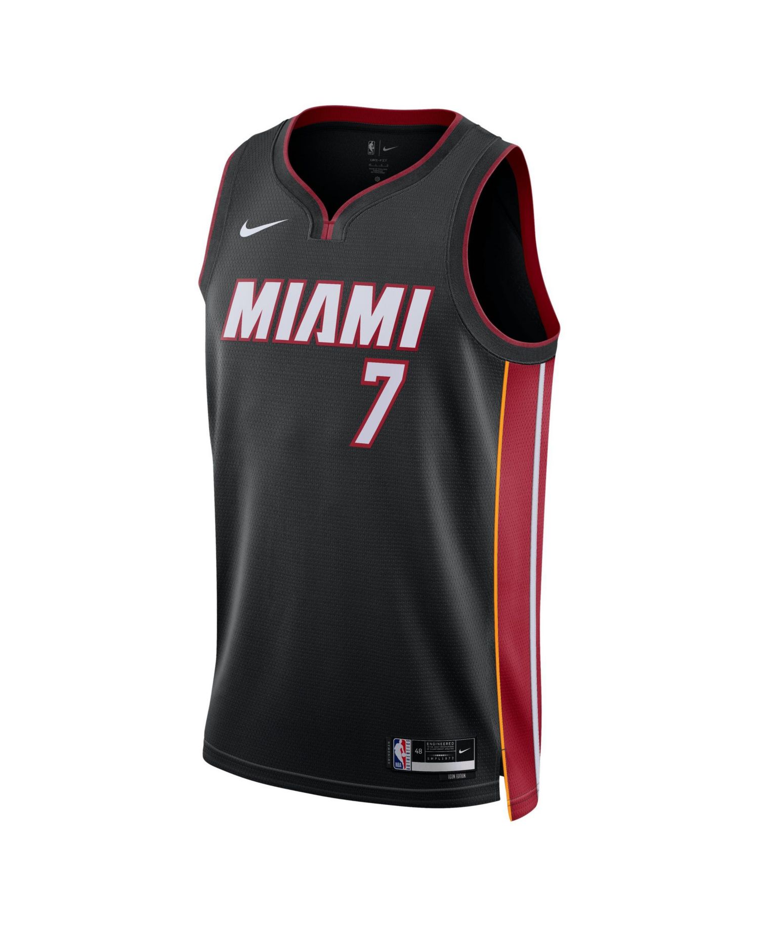 Men's and Women's Miami Heat Giannis Antetokounmpo Icon Edition Swingman Jersey