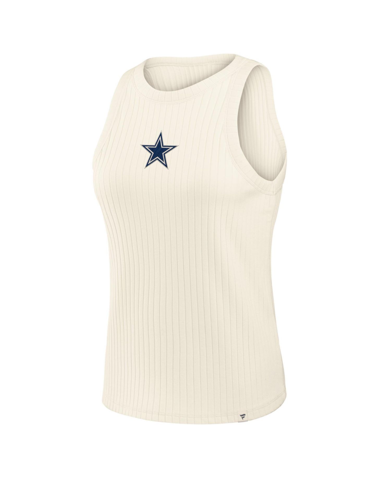 Women's Dallas Cowboys Star Play Ribbed Slim-Fit Tank Top