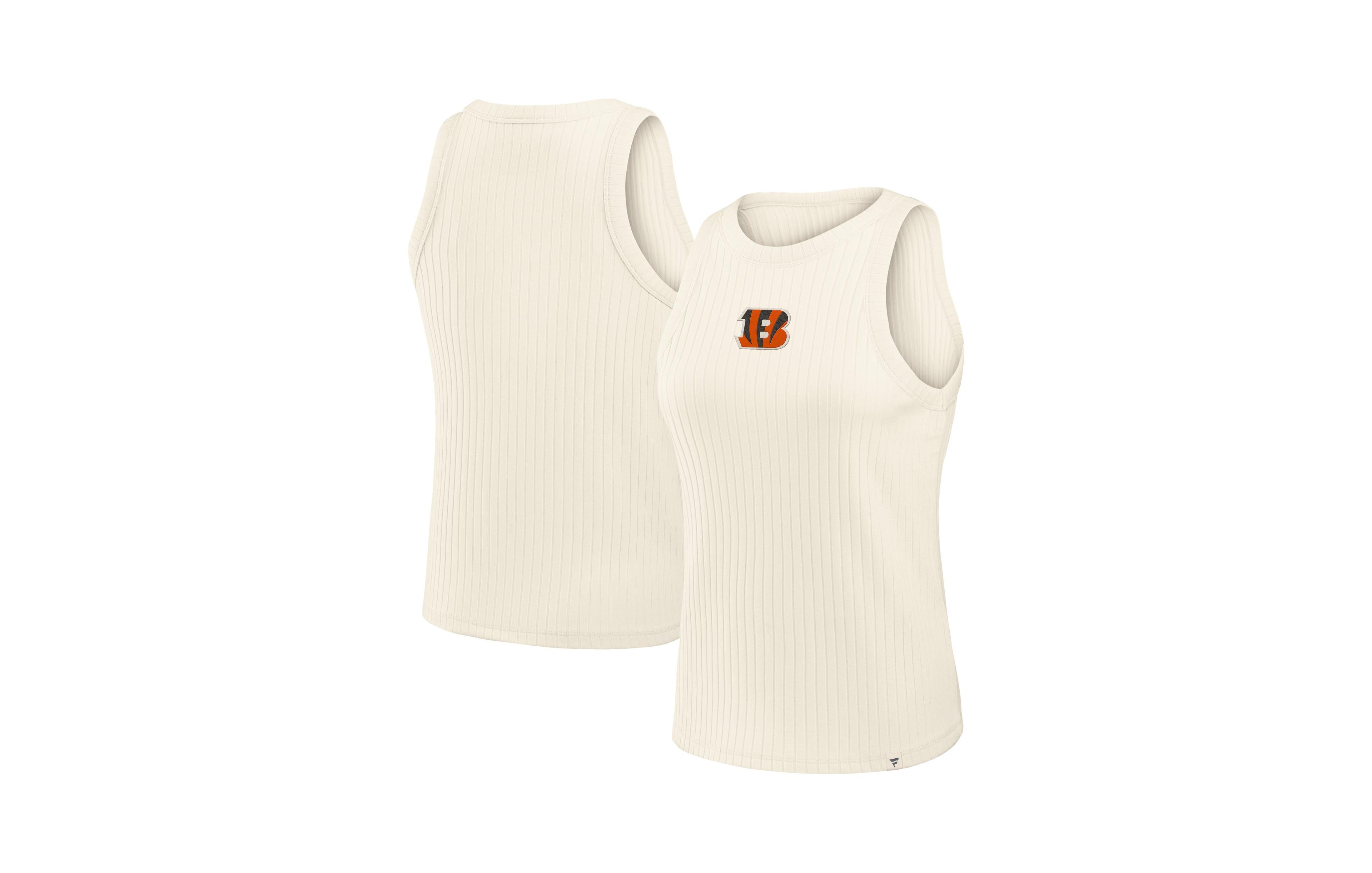 Fanatics Women's Cincinnati Bengals Star Play Ribbed Slim-Fit Tank Top