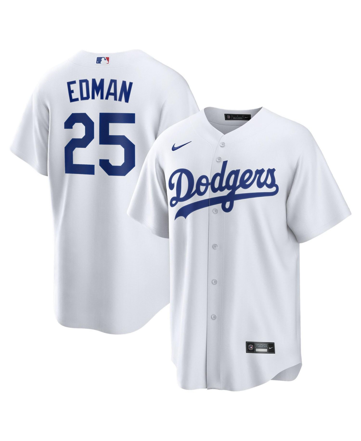 Men's Los Angeles Dodgers Tommy Edman Home Replica Jersey