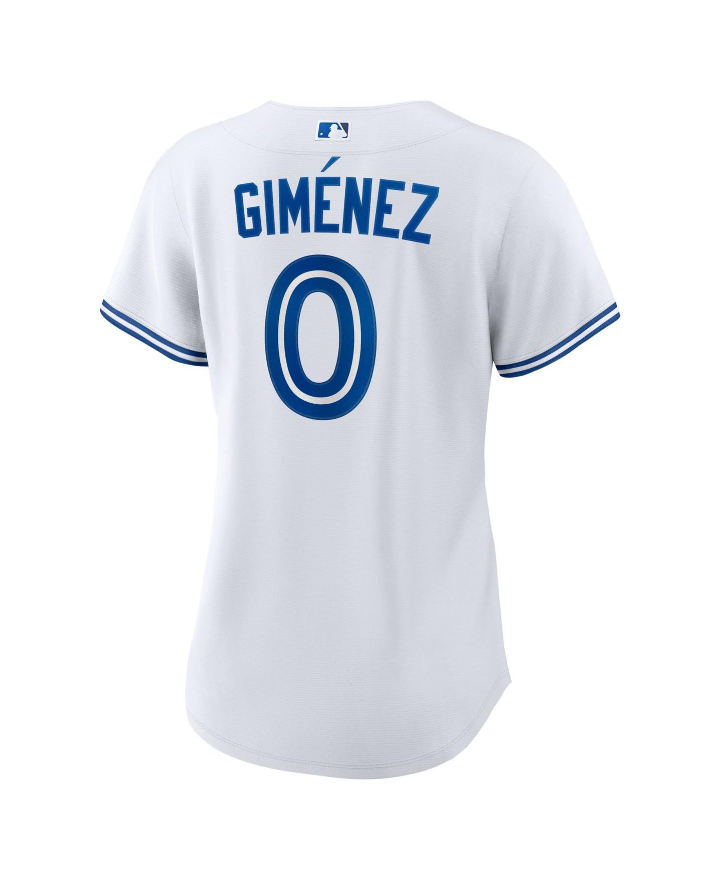 Мужской топ Nike Andres Gimenez #0 Toronto Blue Jays Replica V-Neck Jersey — фото 3