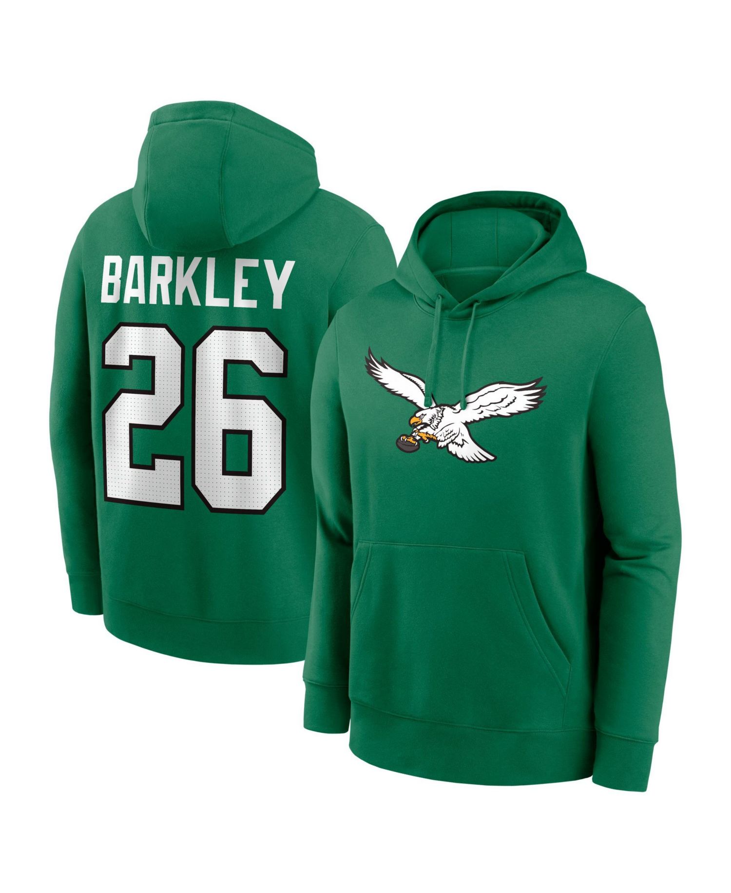 Men's Philadelphia Eagles Saquon Barkley Midweight Fleece Hoodie
