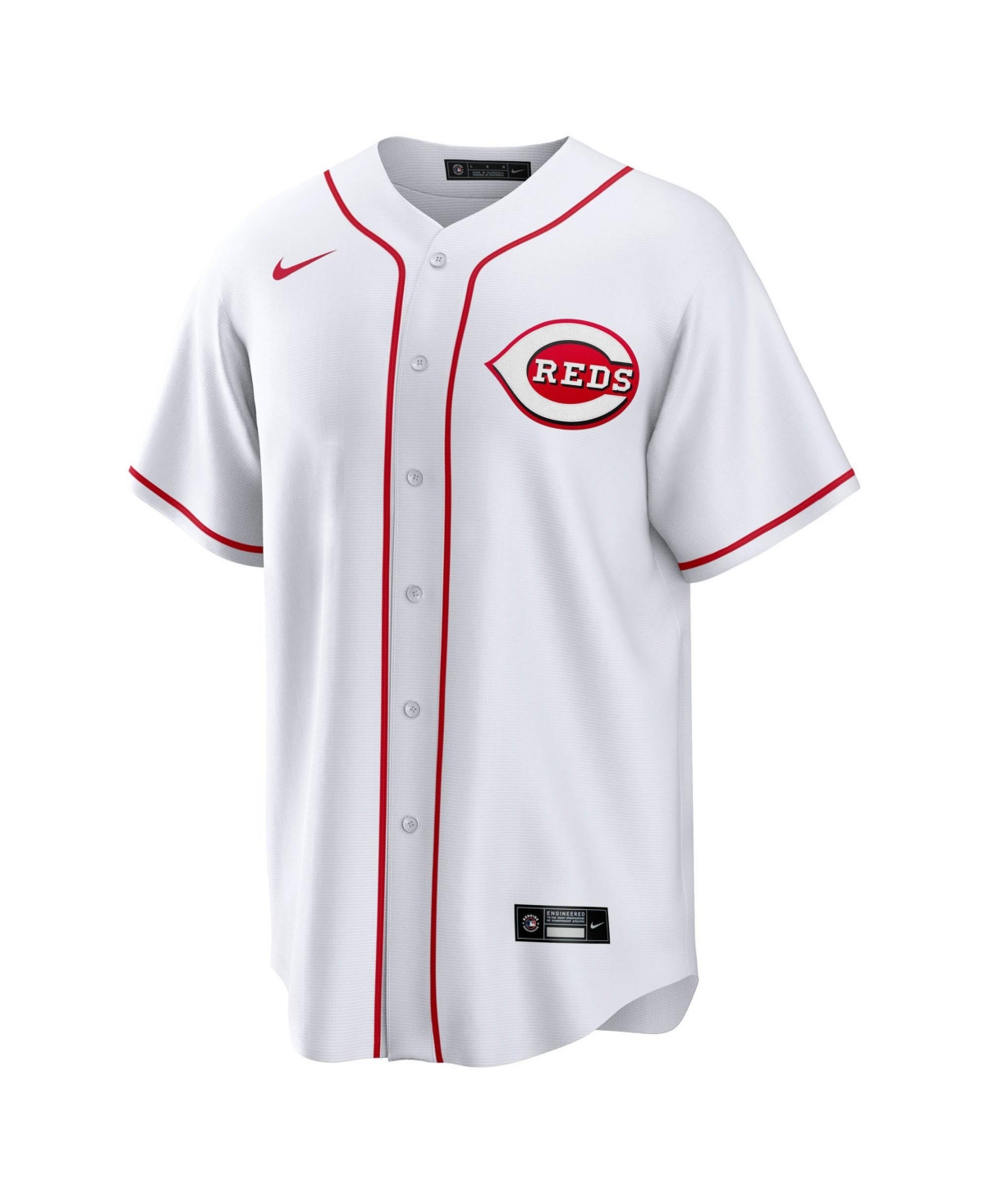 Nike Men's Cincinnati Reds Jose Trevino Relaxed-Fit V-Neck Short-Sleeve Replica Jersey