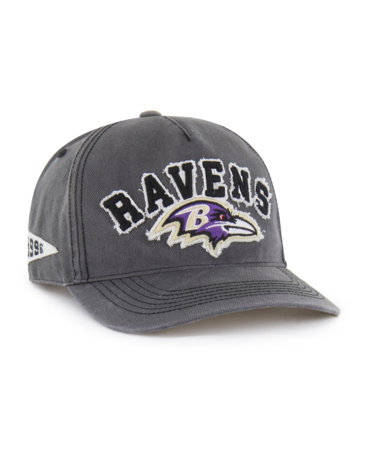 Мужская кепка '47 Brand Charcoal Baltimore Ravens Calderwood Well Worn Hitch Adjustable Hat — фото 1