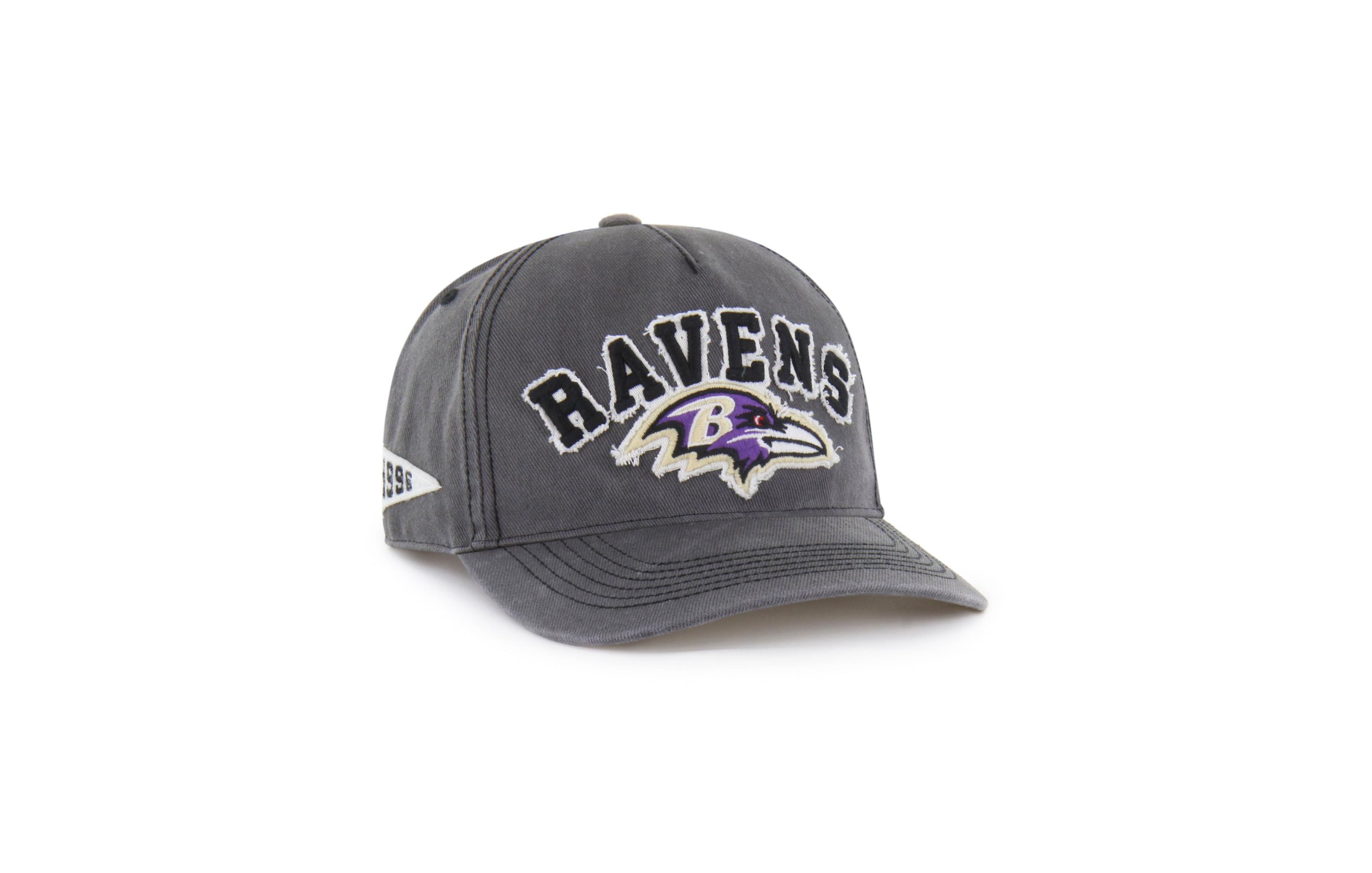 '47 Brand Baltimore Ravens Calderwood Well Worn Hitch Five-Panel Baseball Cap