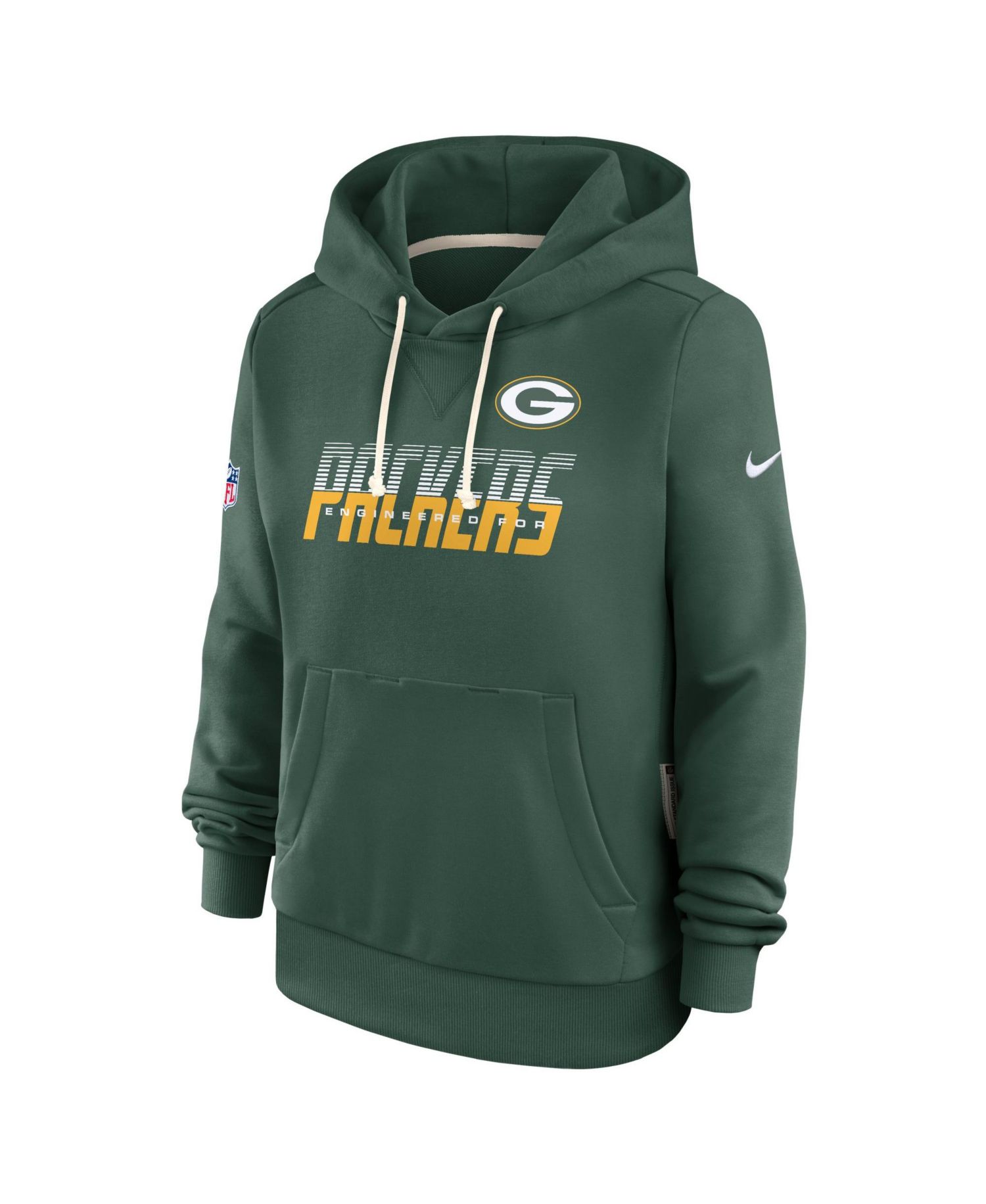 Women's Green Bay Packers Sideline Standard Issue Dri-FIT Dolman Hoodie