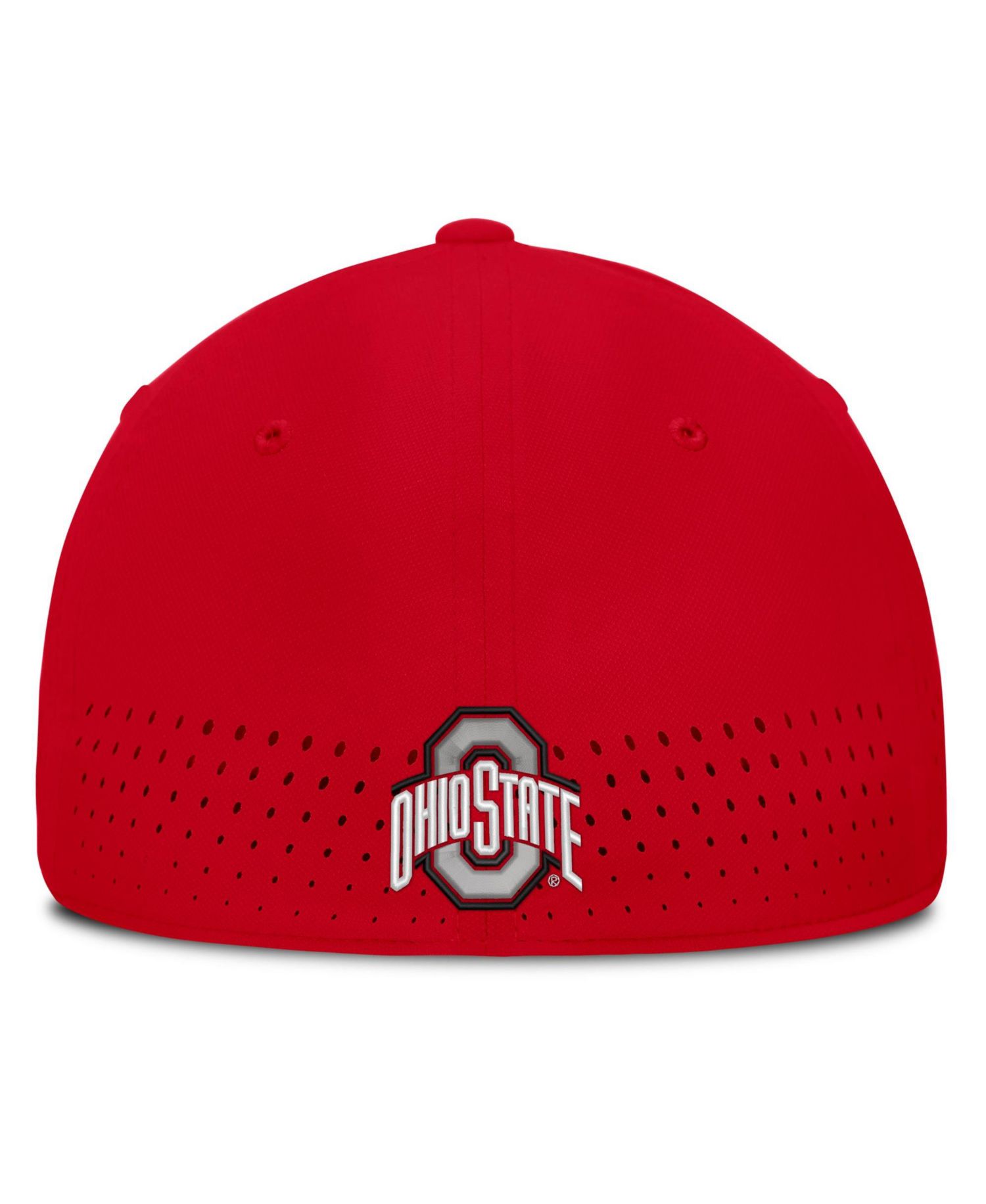 Ohio State Buckeyes Stretch-Fit Aerobill Swooshflex Baseball Cap
