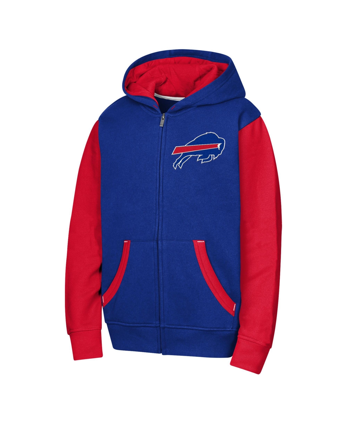 Outerstuff Boys' and Girls' Stadium Full-Zip Colorblock Hoodie