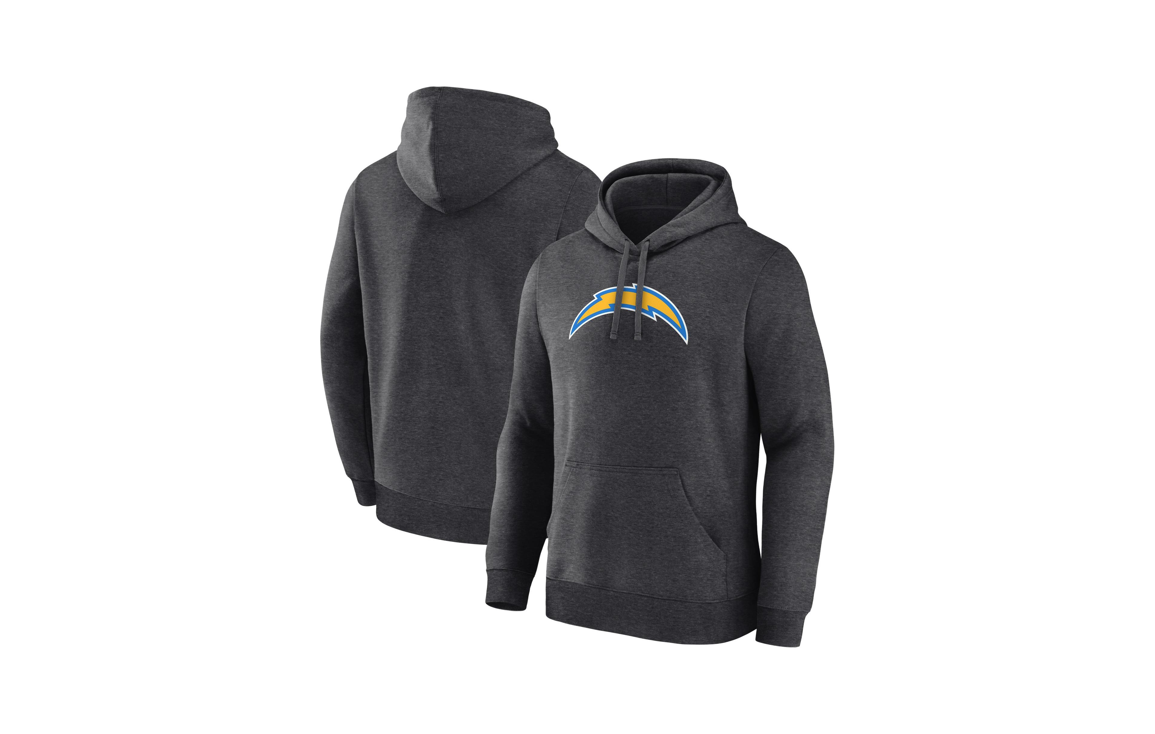 Logo Athletic Men's Los Angeles Chargers Graphic Midweight Fleece Pullover Hoodie