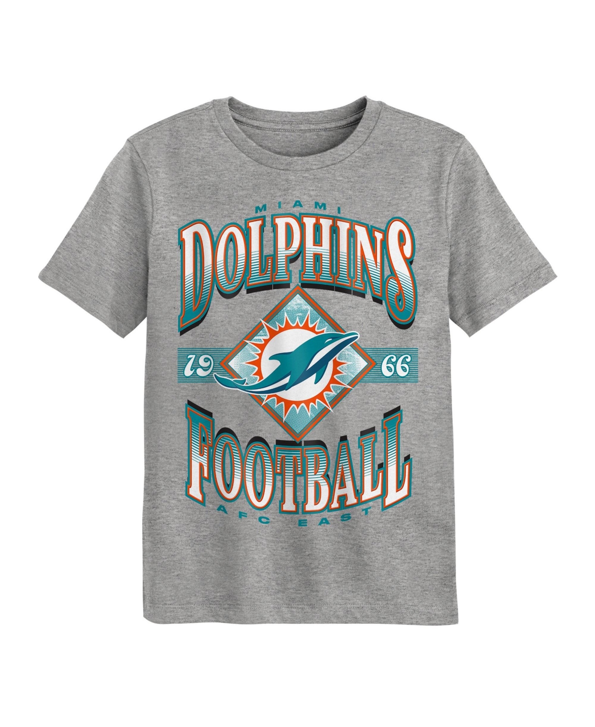 Outerstuff Boys' and Girls' 2T-5T Miami Dolphins Of Days Past Retro T-Shirt