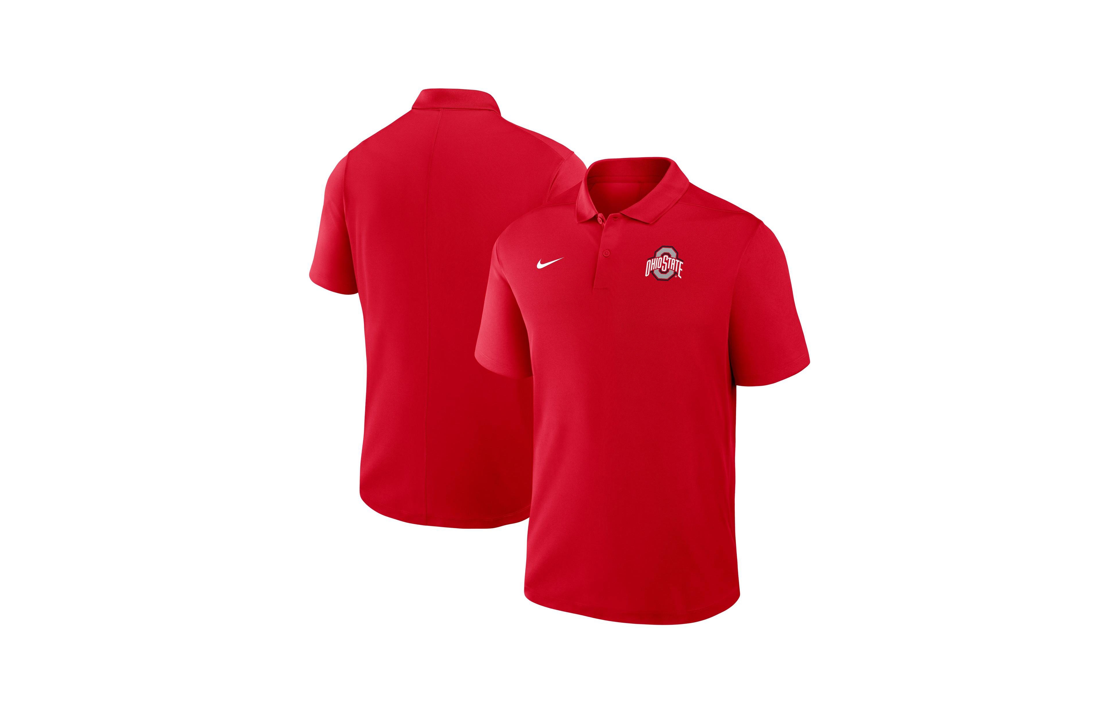 Nike Men's Ohio State Buckeyes Dri-fit Victory Polo Shirt