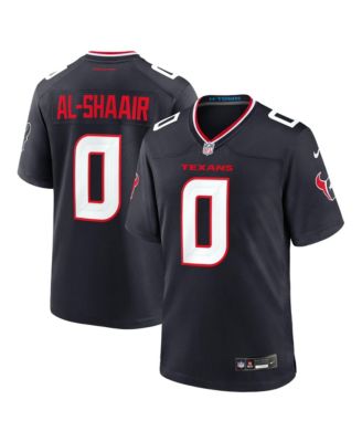 Men's Houston Texans Al-Shaair 0 V-Neck Relaxed-Fit Game Jersey